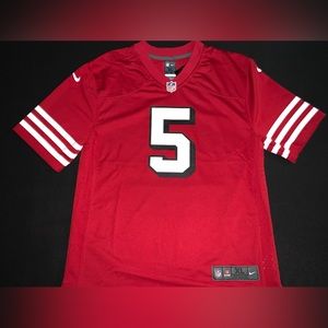 NWT Nike Trey Lance San Francisco 49ers #5 Red Alternate Game Jersey Youth XL